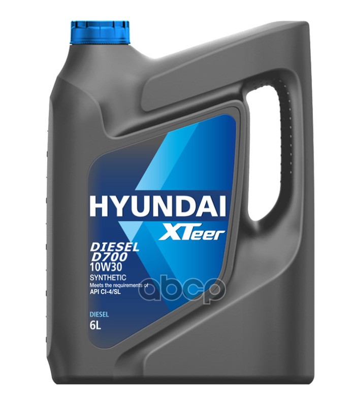 Масло моторное синт. HYUNDAI XTeer D500 CI-4 10W30, 6 л Hyundai Xteer 1061002